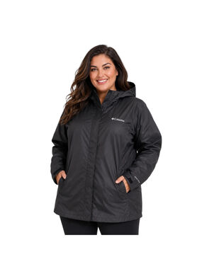 Columbia Arcadia II Women’s Omni-Tech Waterproof Rain Jacket Black XXL NWT